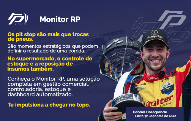 alto desempenho RP com gestão de estoque e produtos sazonais